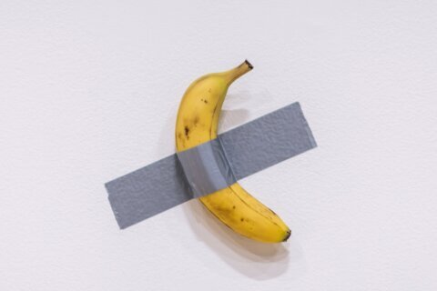 Duct-taped banana sells for $6.2 million at art auction