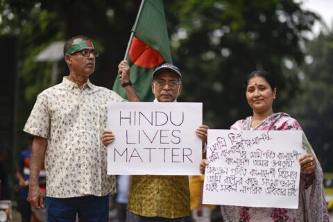 Bangladeshi court denies bail to Hindu leader who led rallies for minority protection