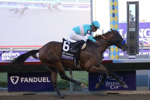 Trainer Bob Baffert’s horses finish 1-2 in $2 million Juvenile in Breeders’ Cup at Del Mar