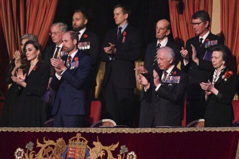 King Charles III and Kate attend remembrance event as both slowly return to duty