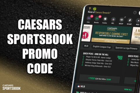 Caesars Sportsbook Promo Code WTOP1000: Grab $1K NFL Bonus