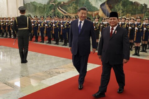 Newly inaugurated Indonesian President Subianto visits China in first overseas trip