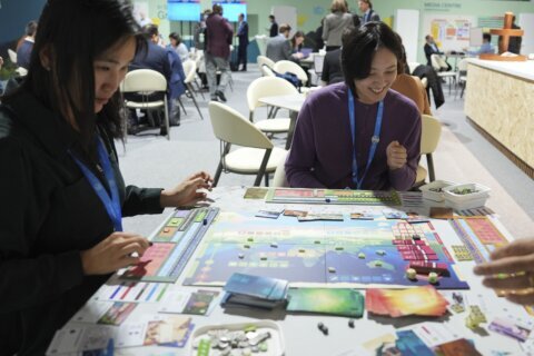 In a board game, climate experts work to save the world, which diplomats at COP29 try in real life