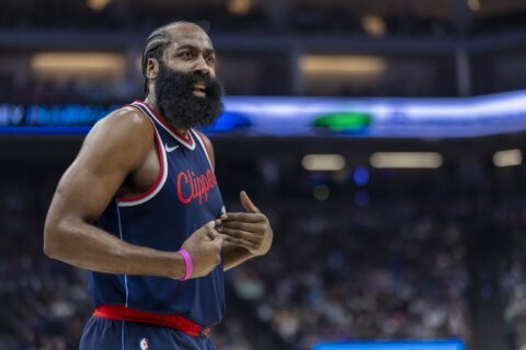 James Harden breaks tie with Ray Allen, moves into No. 2 on NBA’s career 3-point list