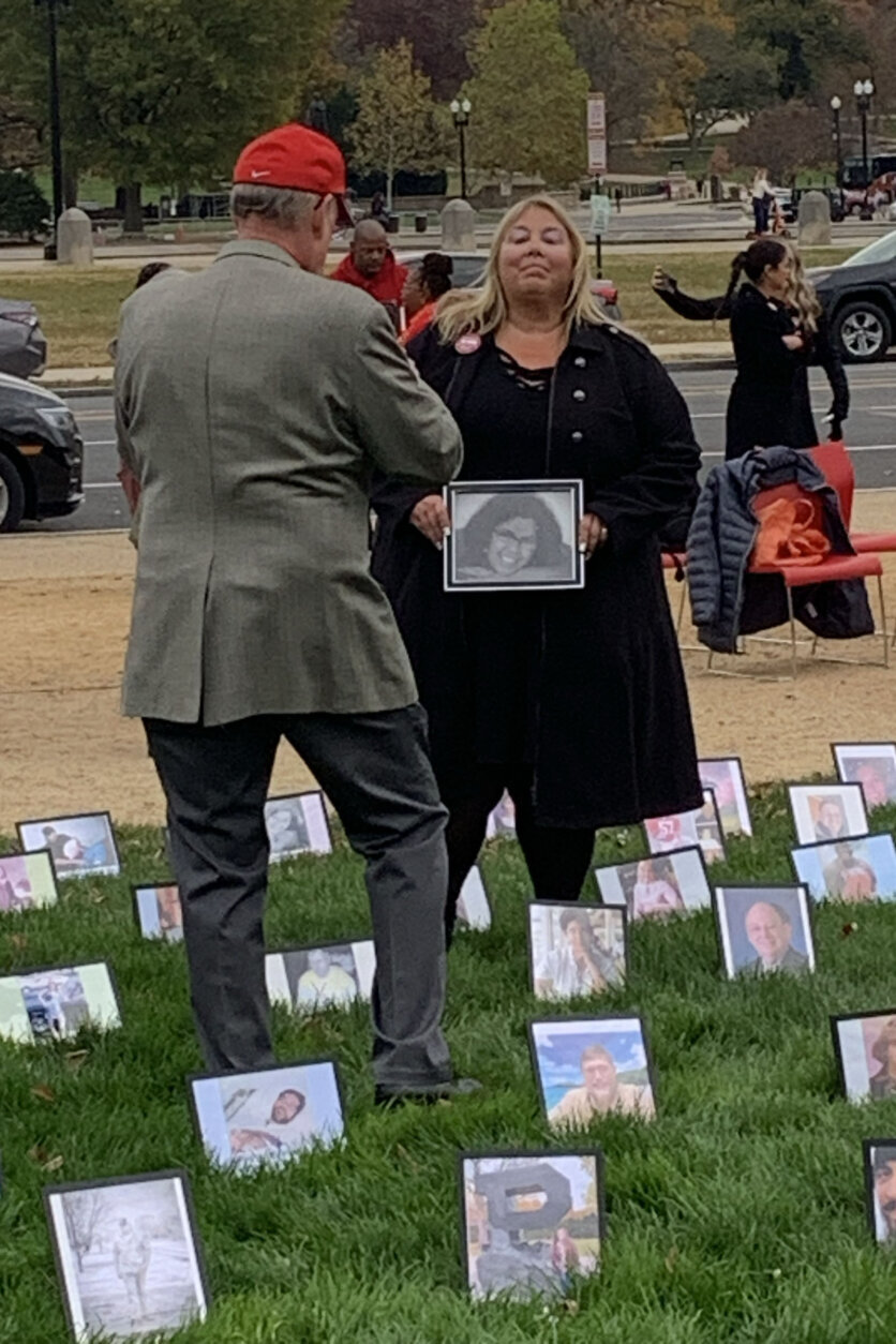 Group holds vigil on the National Mall in Washington, D.C.