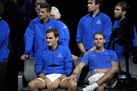 Roger Federer tells friend and rival Rafael Nadal that he made him enjoy tennis more