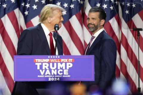 Donald Trump Jr. emerges as a political force of his own as he helps his father launch a second term