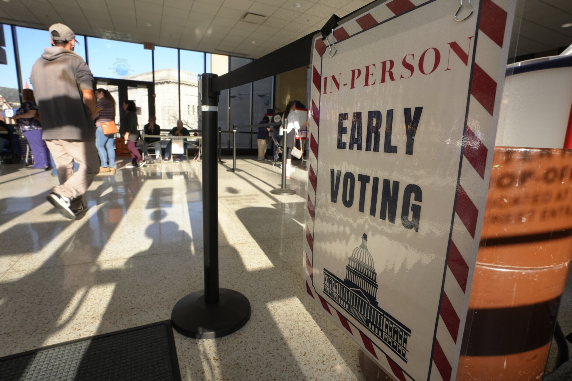 Bomb threats in swing states disrupt a mostly smooth Election Day