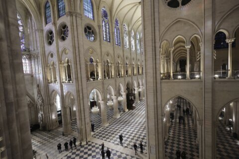 The world gets its first glimpse inside Notre Dame Cathedral after 5 years under wraps