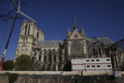 Notre Dame primps for its grand post-blaze return. But why does the cathedral look unfinished?