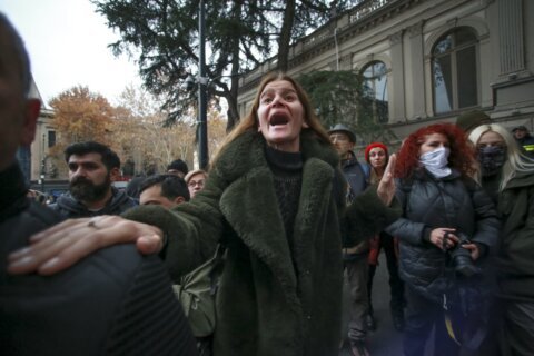 Georgia’s newly elected parliament opens its first session with opposition boycotting