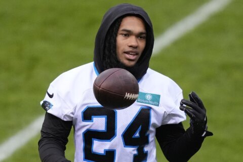 Panthers rookie RB Jonathon Brooks inactive. Giants kicker Graham Gano is active