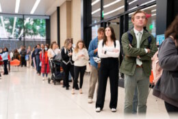 Polling center line