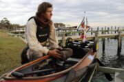 This 23-year-old canoeist is padding 6,000 miles. He recently docked in the Chesapeake Bay