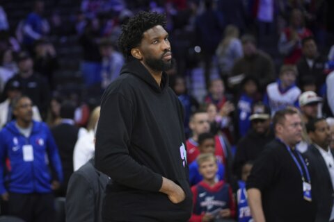 76ers’ Joel Embiid is suspended by NBA for three games for shoving newspaper columnist