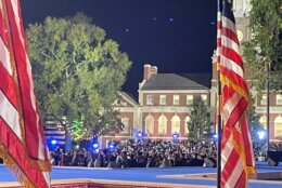 crowd at election party