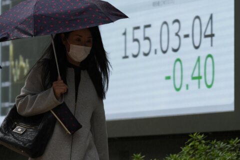 Stock market today: Asian shares mostly slip despite Nvidia’s solid earnings report