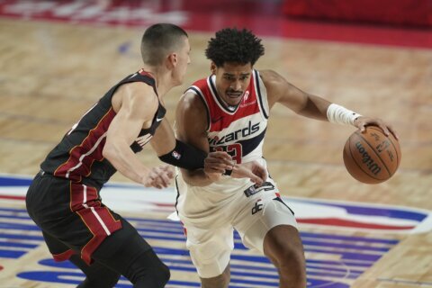 Bam Adebayo scores 32 points to help the  Heat beat the Wizards, 118-98 in Mexico City