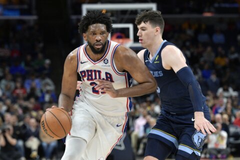 76ers coach Nick Nurse says no plans to shut down oft-injured center Joel Embiid