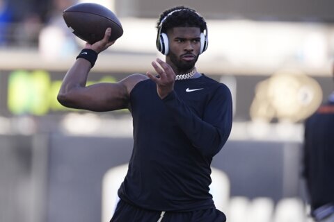 Shedeur Sanders wins Unitas award, then goes on to break Colorado’s single-season passing mark