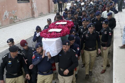 Police officer arrested over deadly 2023 suicide bombing at Pakistan mosque