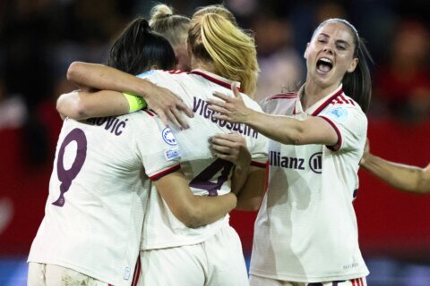 Roma and Lyon fight for group lead in Women’s Champion league and high-scoring Chelsea is at Celtic