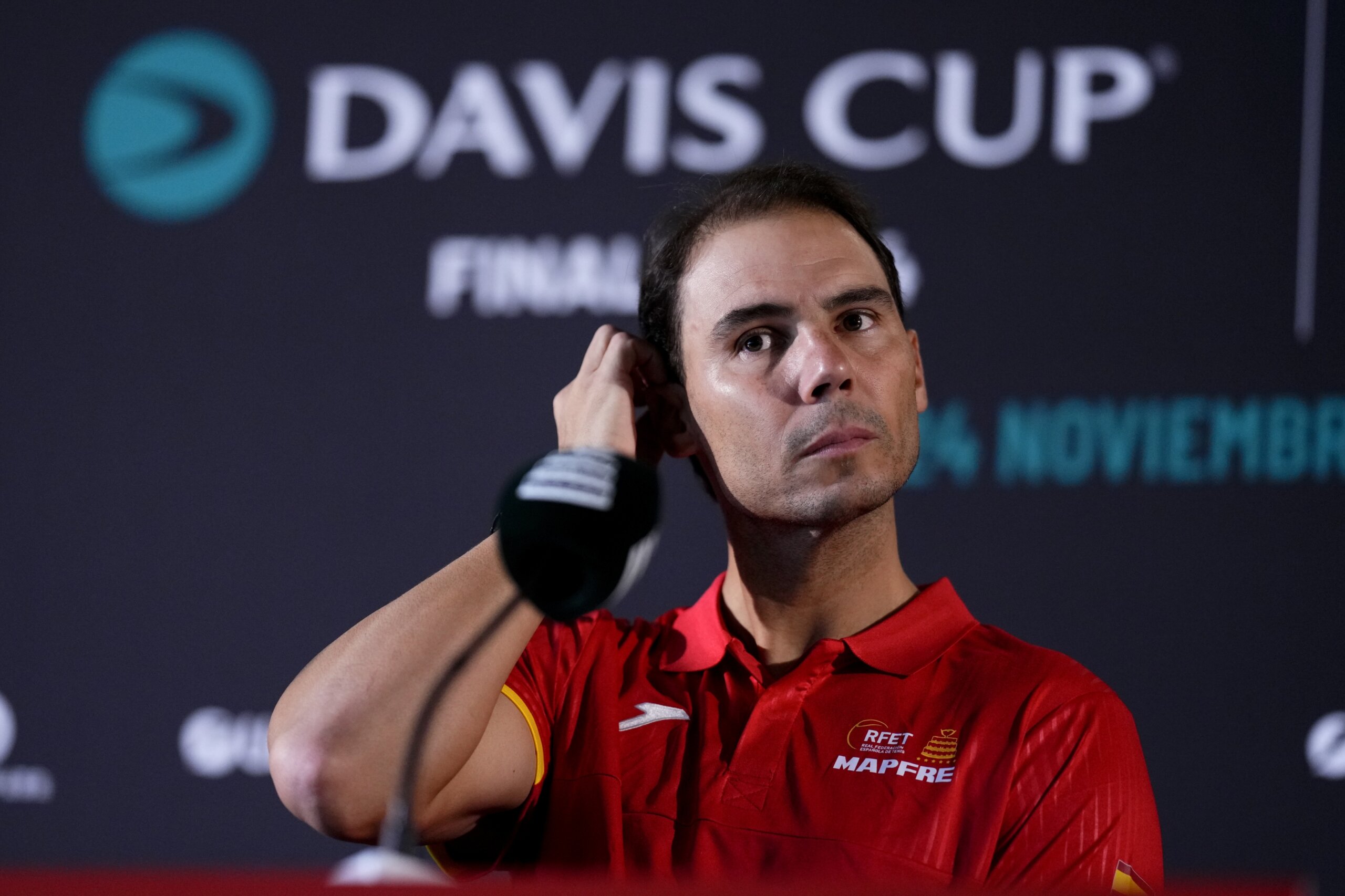 Rafael Nadal and Spain's captain won't say whether he'll play at the Davis Cup