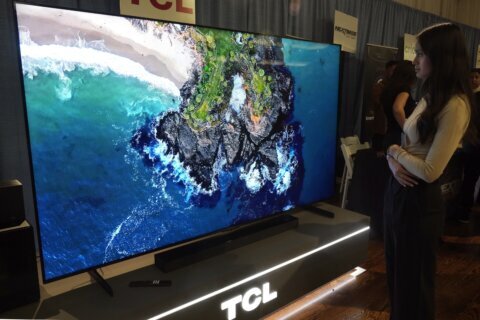 A TV as big as a bed? With the holidays approaching, stores stock more supersize sets