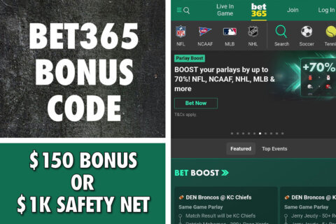 Bet365 Bonus Code WTOP365: Get $150 Bengals-Chargers Promo