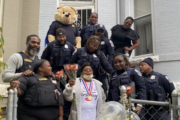 She just turned 100 and says her secret is love. DC police returned that love Tuesday