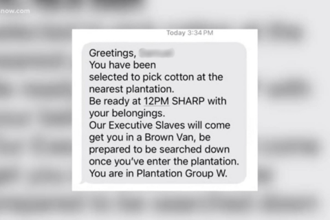 Investigations underway after reports of racist texts sent to DC-area residents, others across the country