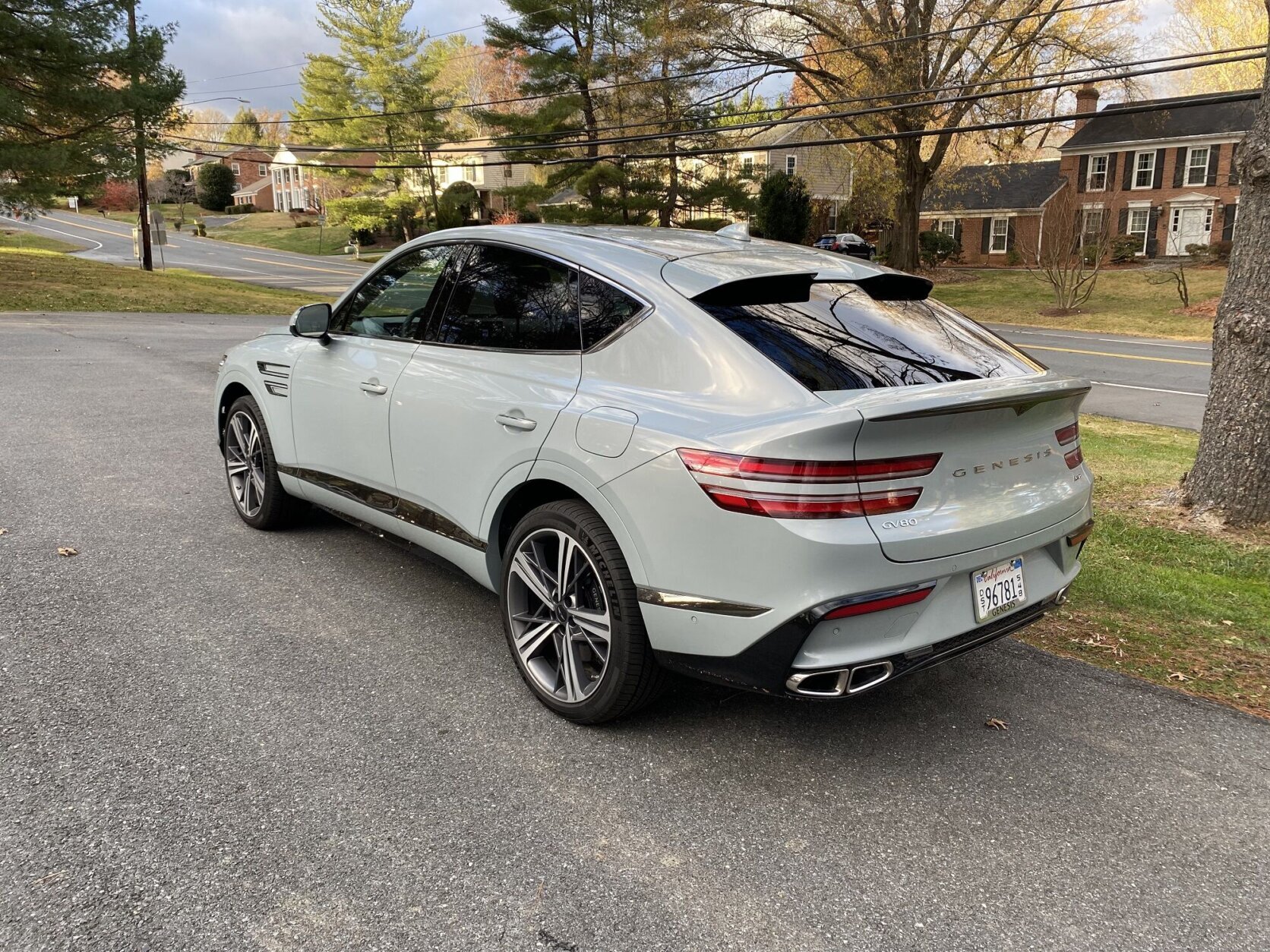 Rear of the Genesis GV80 Coupe