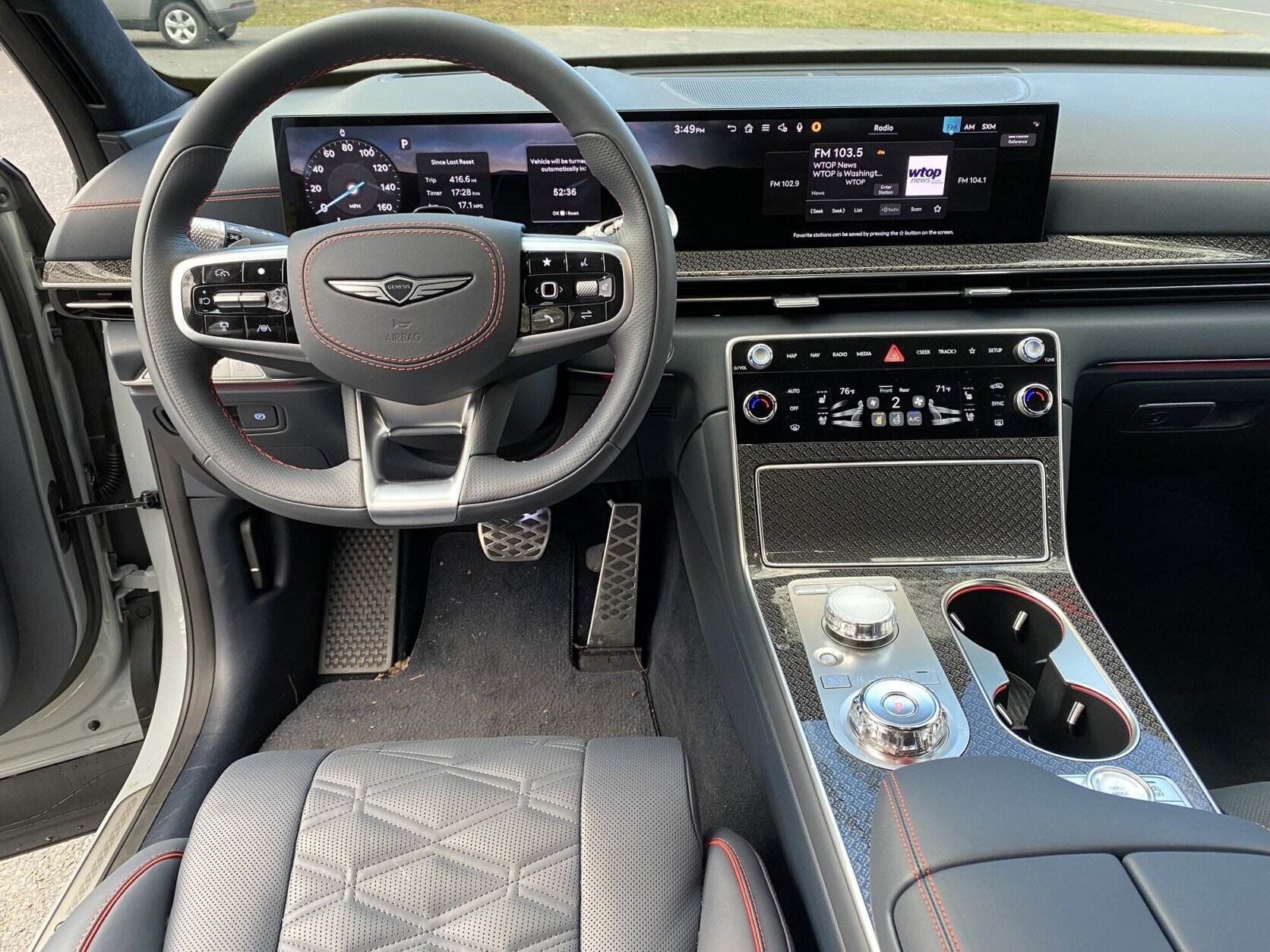 Driver suite of the Genesis GV80 Coupe