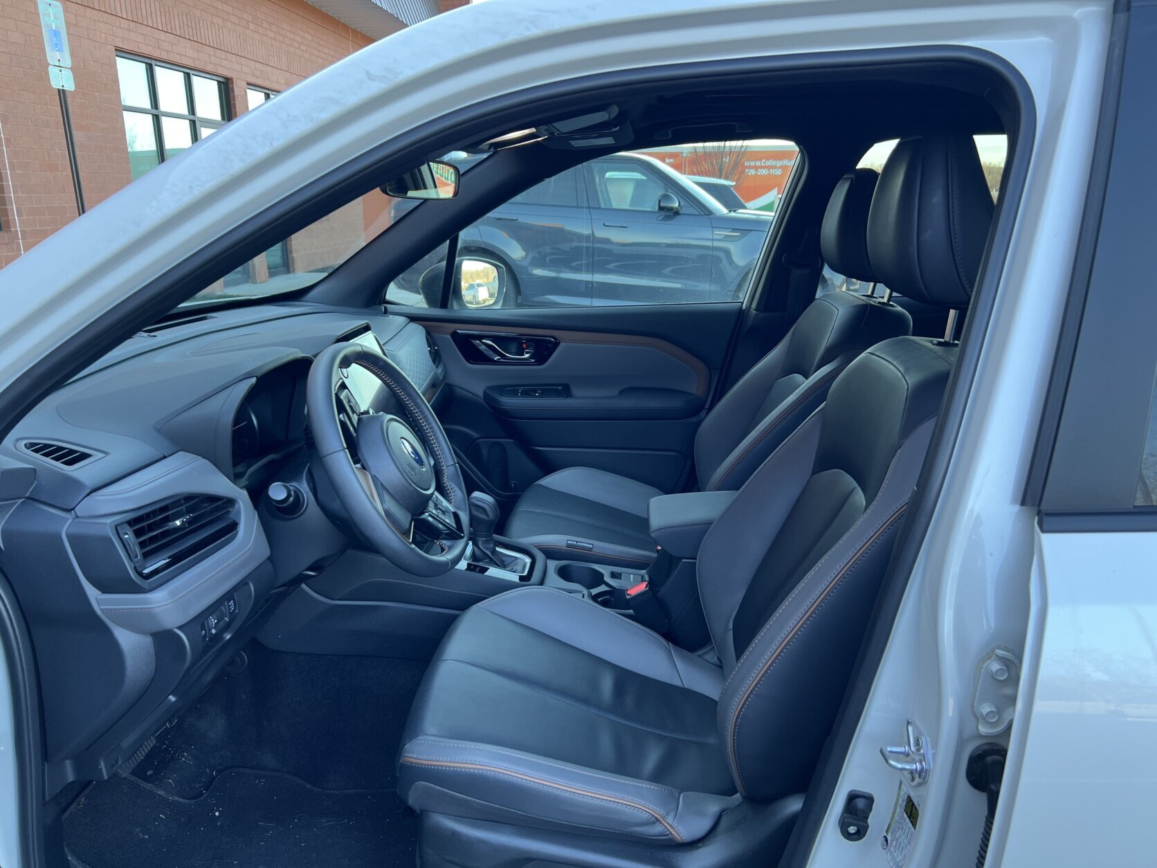 Driver's side view of the Subaru Forester