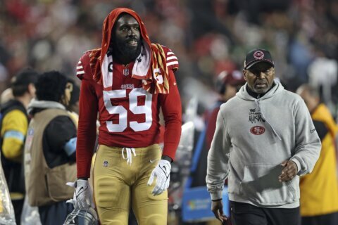 49ers LB De’Vondre Campbell refuses to enter game after losing his starting spot