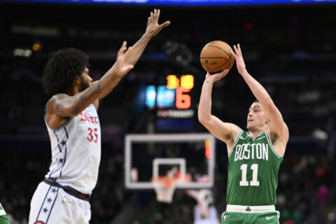 Jayson Tatum has 28 points and 12 rebounds in the Celtics’ 112-98 victory over the Wizards