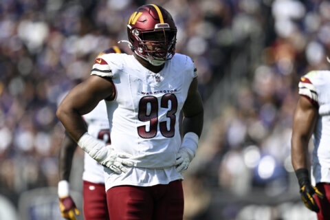 Commanders’ Jonathan Allen could be back this season after tearing pectoral muscle in October