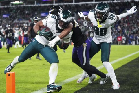 Philadelphia defense, Tucker’s misses help the Eagles to a 24-19 win in their showdown with Ravens