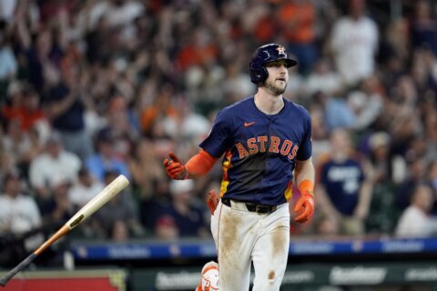 Cubs acquiring All-Star outfielder Kyle Tucker in trade with the Astros, AP source says