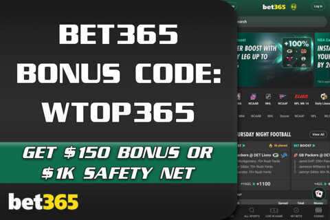 Bet365 Bonus Code WTOP365: Bet on NBA or CFP with $150 Promo