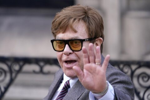 Elton John says he has lost his eyesight and struggles to see his new stage musical