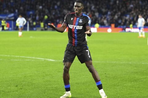 Ismaila Sarr’s double helps Crystal Palace to 3-1 win against Brighton