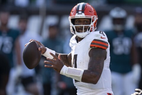 Browns restructure QB Deshaun Watson’s contract to create cap space, flexibility, AP source says