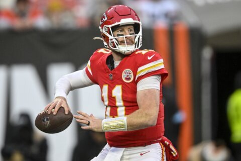 Chiefs to start Carson Wentz at QB against Denver, which would clinch a playoff berth with a win