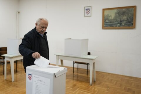 Croatia holds a presidential election with the incumbent NATO and EU critic considered favorite