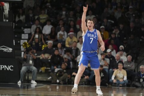 Knueppel scores 18 points as No. 5 Duke romps to 82-56 win over Georgia Tech