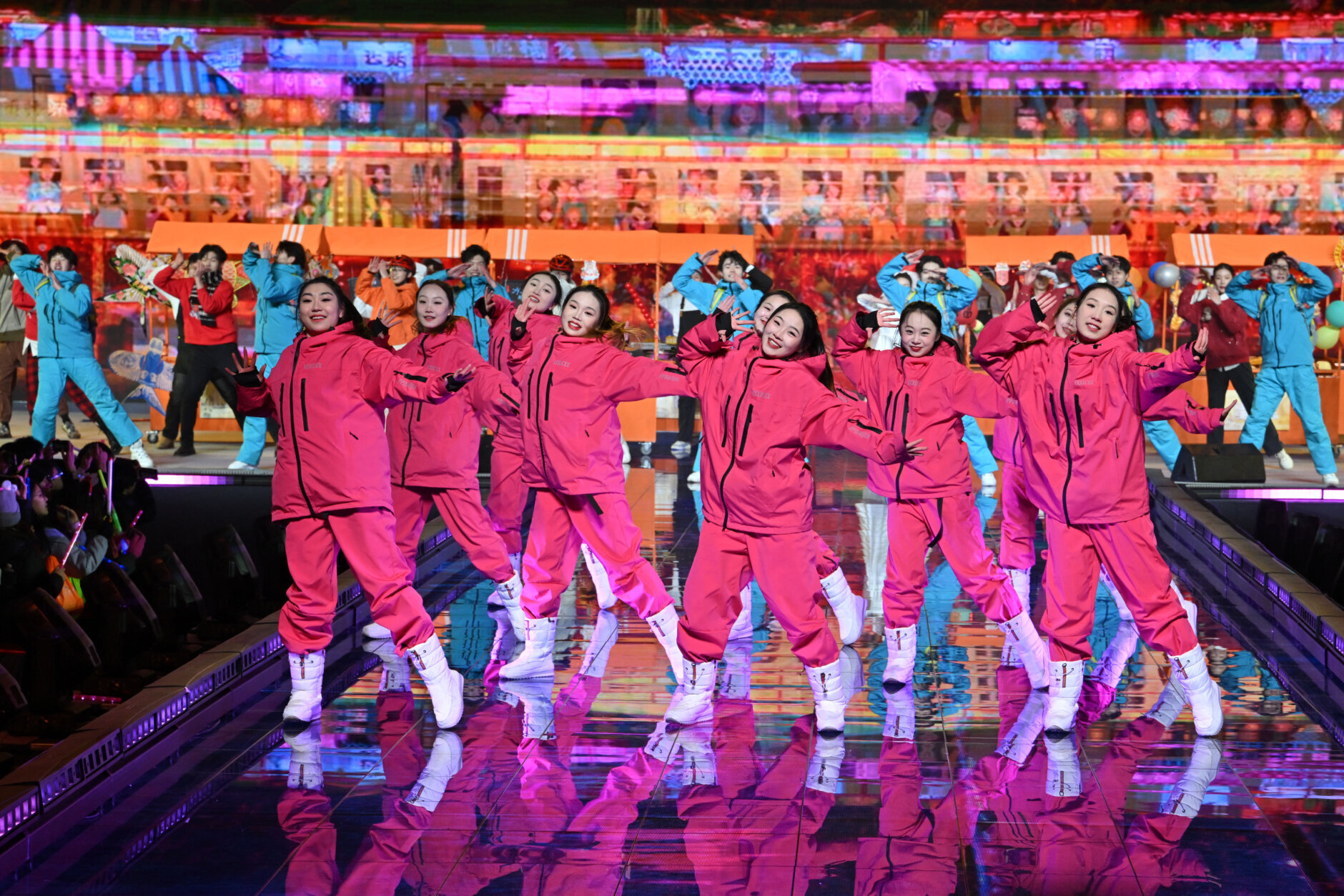 Dancers in China for New Year's