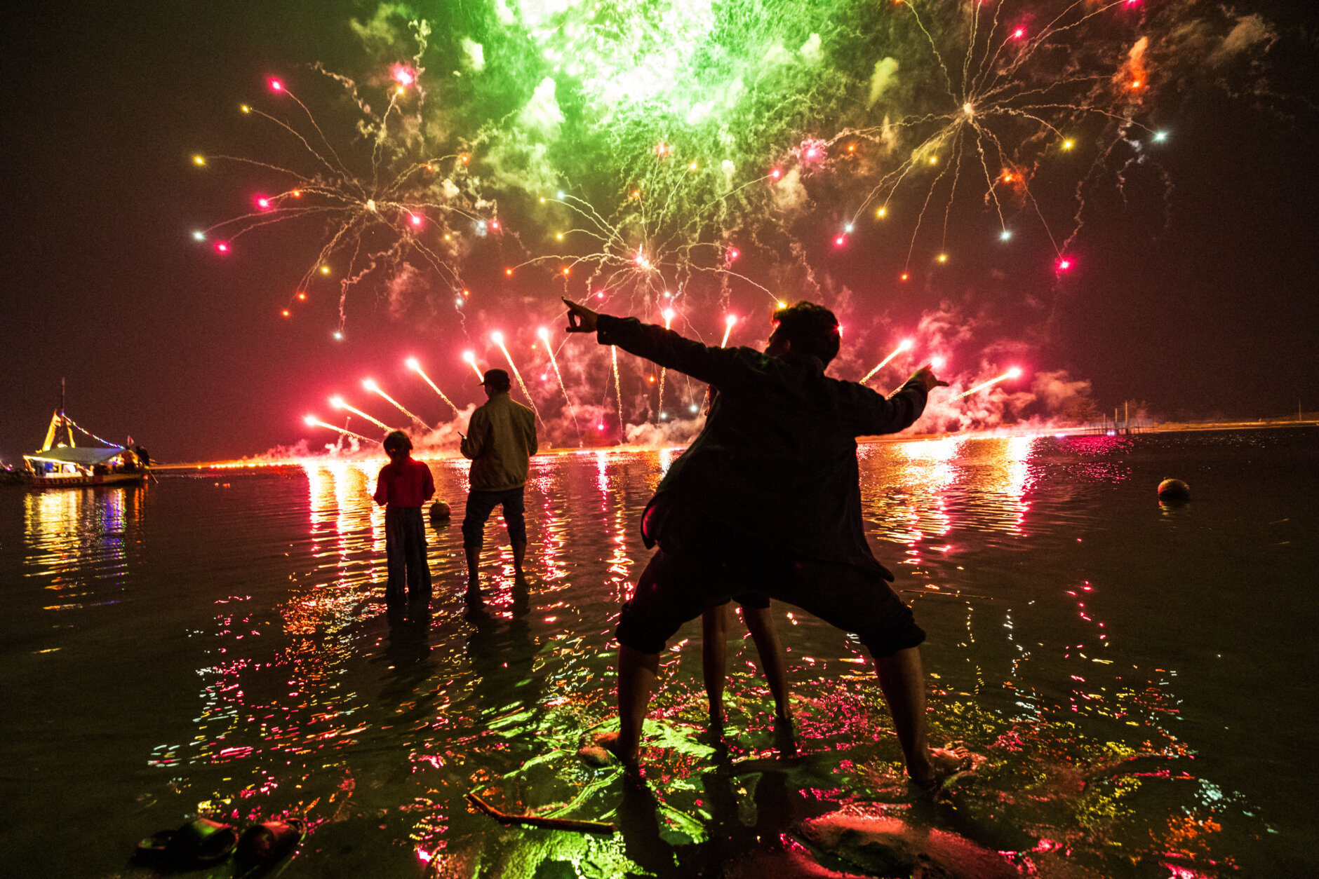 Fireworks in Indonesia