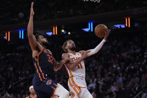 Hawks rally for a 108-100 victory over the Knicks and a trip to the NBA Cup semifinals