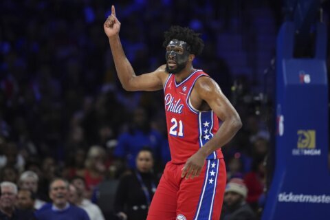 Philadelphia 76ers star Joel Embiid working through injuries and mental health struggles